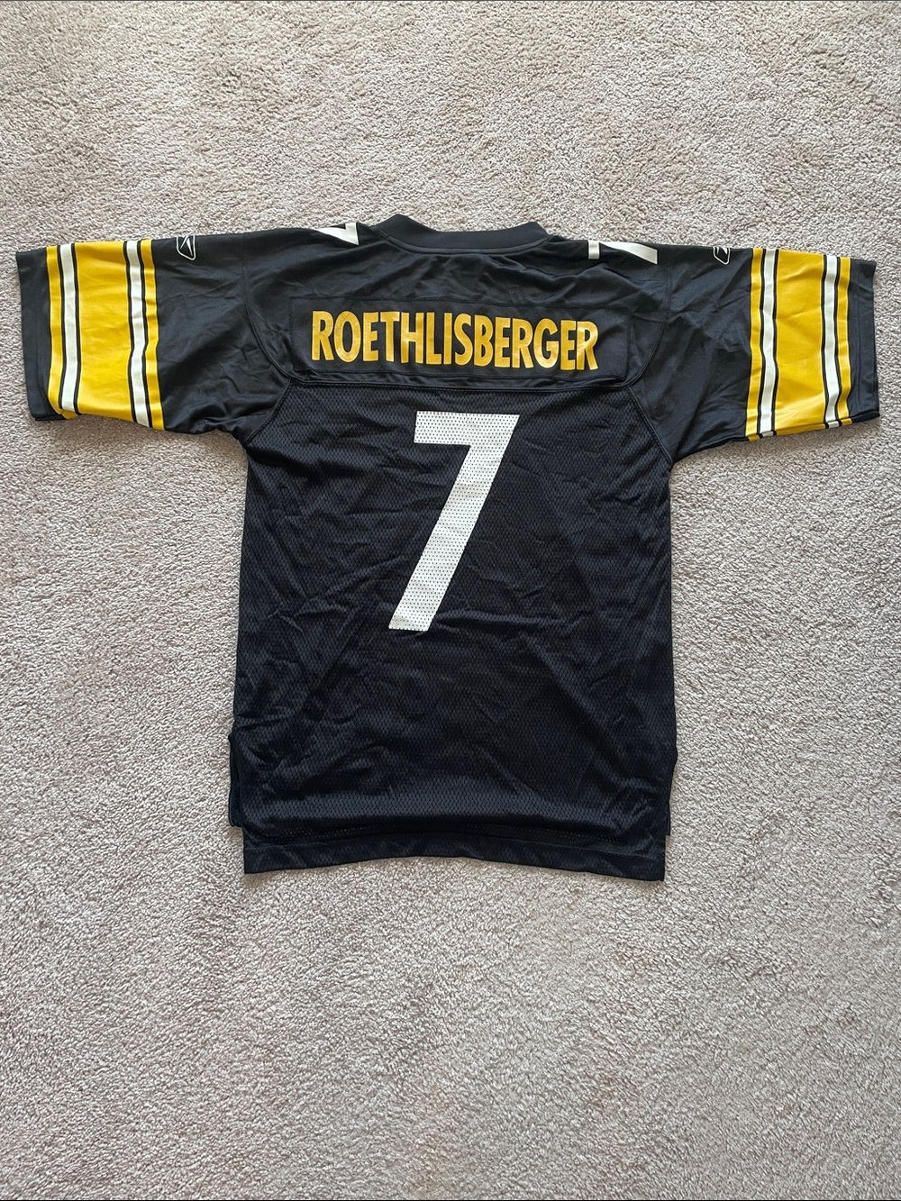 Penguins Hockey Jersey Roethlisburger Number 7 Size Small